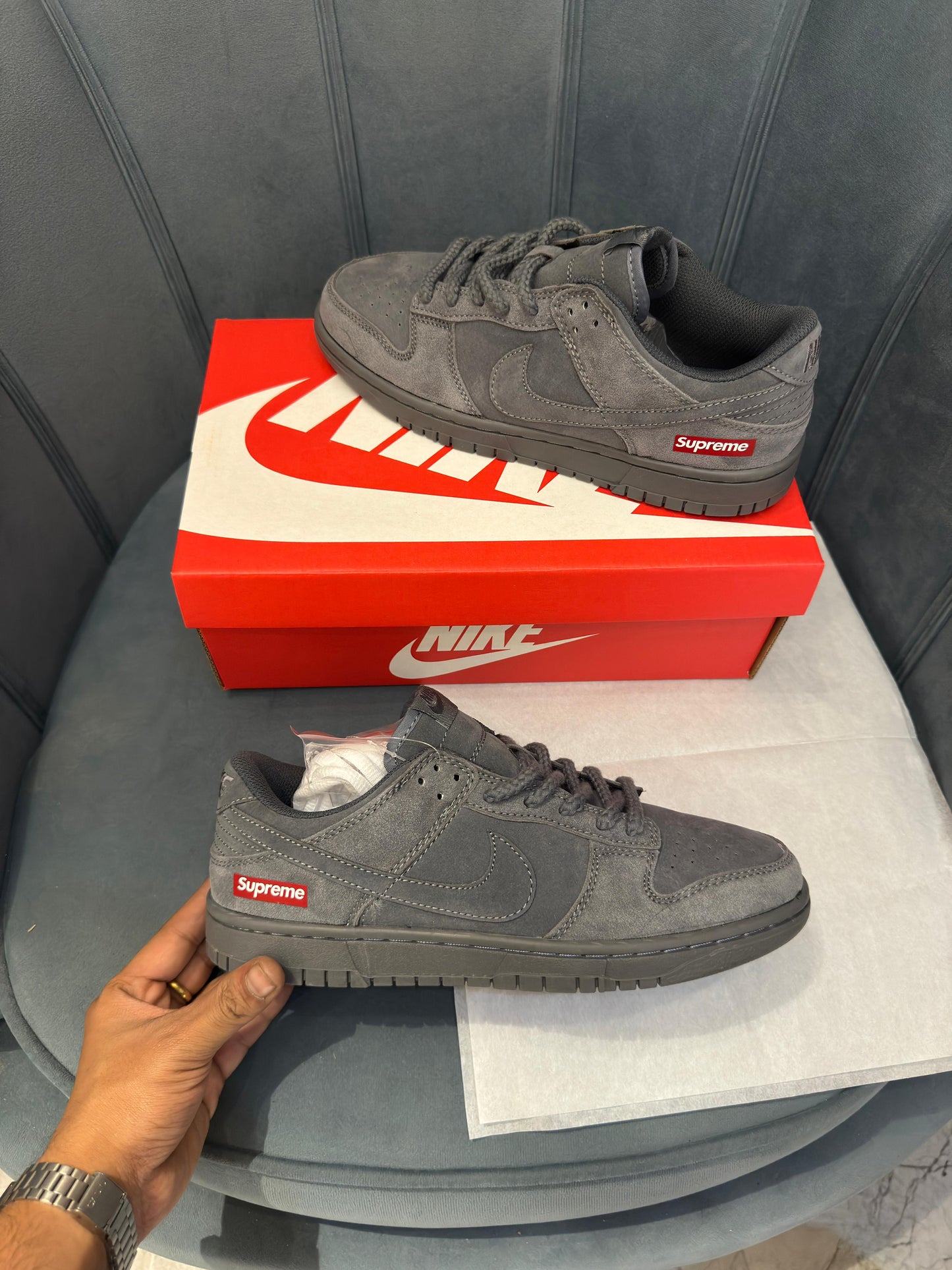 Nike sb dunk supreme wolf grey