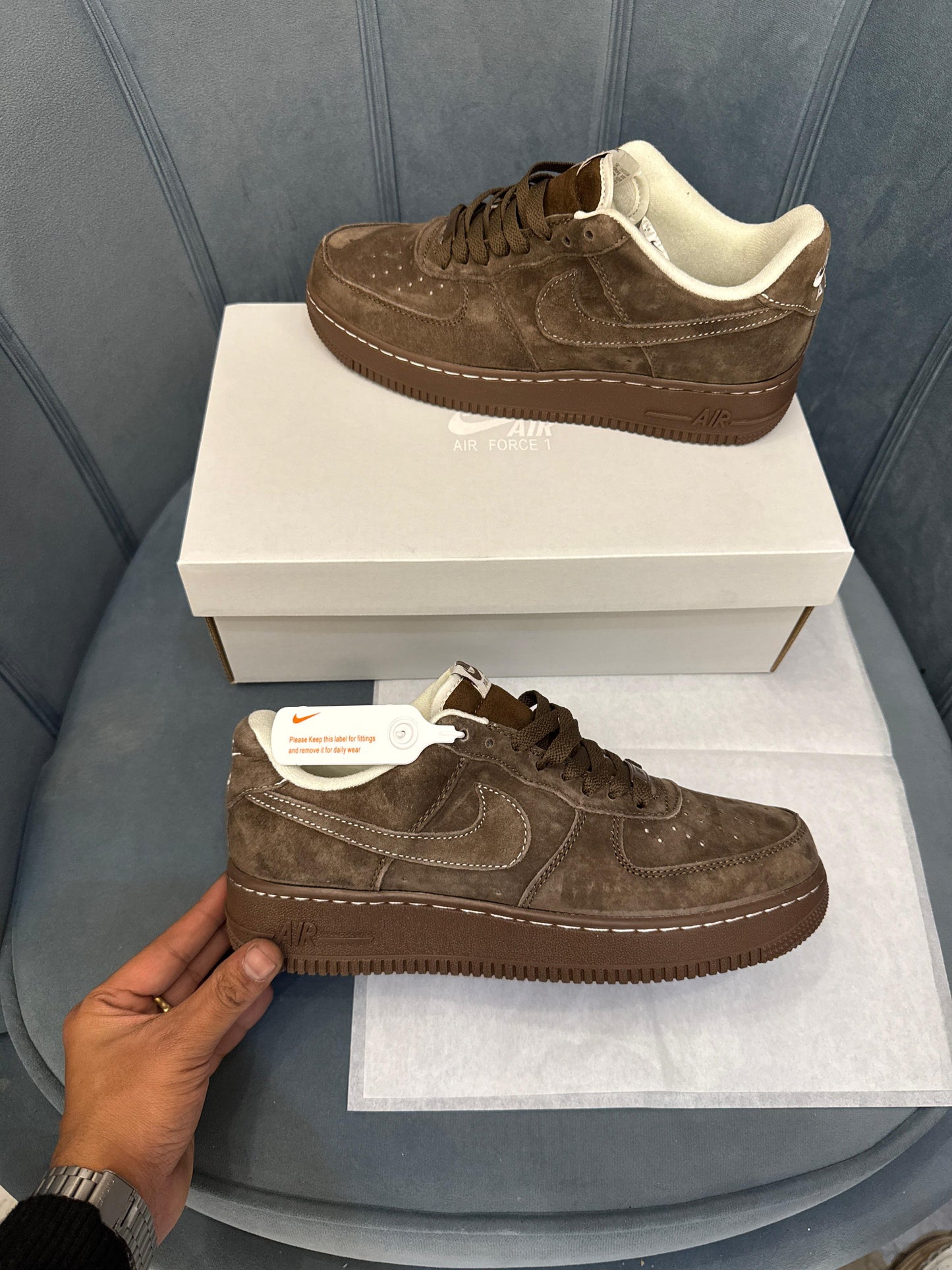 Nike airforce 1 cacao wow