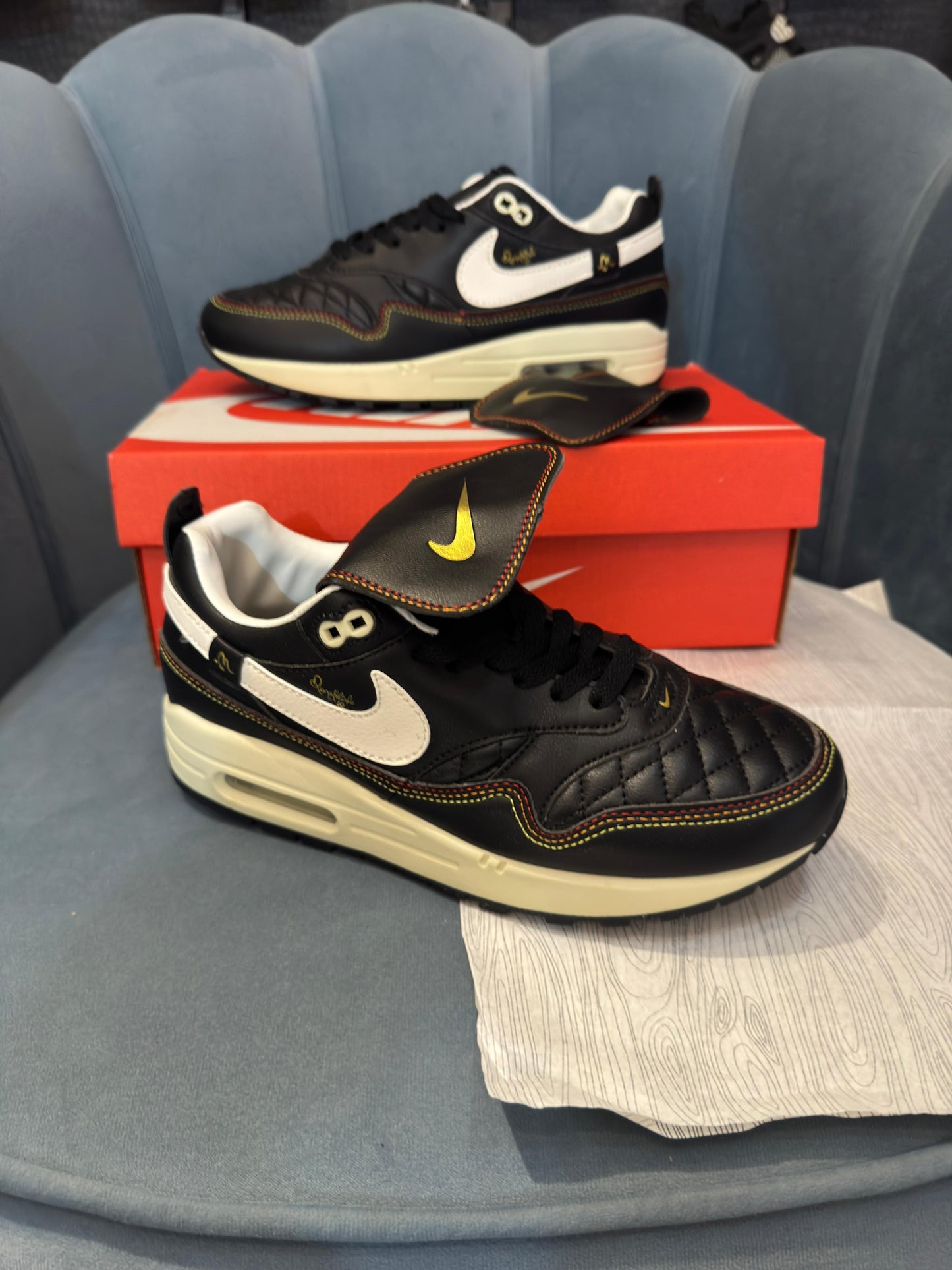 Air max 1 ronaldinho tiempo bespoke by margiello