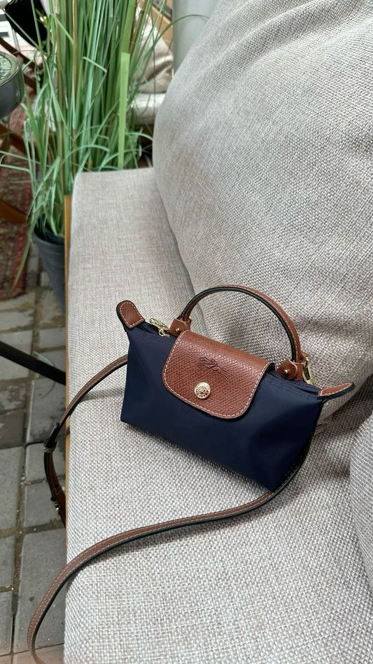 Long champ le pilage mini crossbody bag