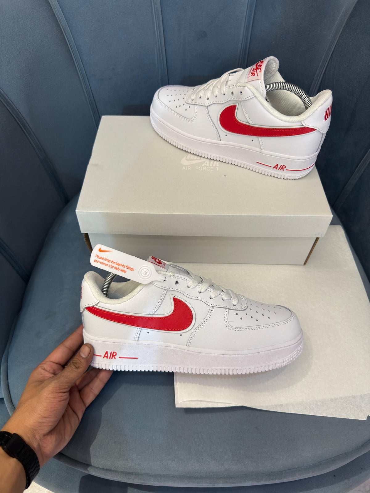 Nike airforce 1 gym red
