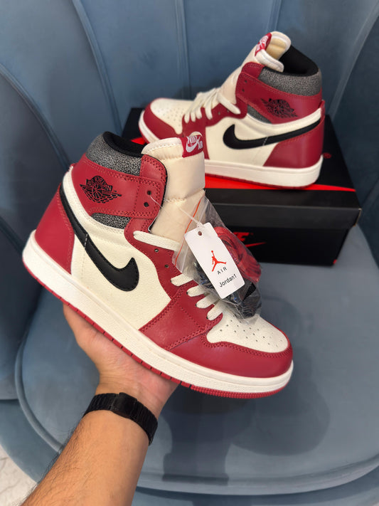 Nike air jordan 1s lost and found
