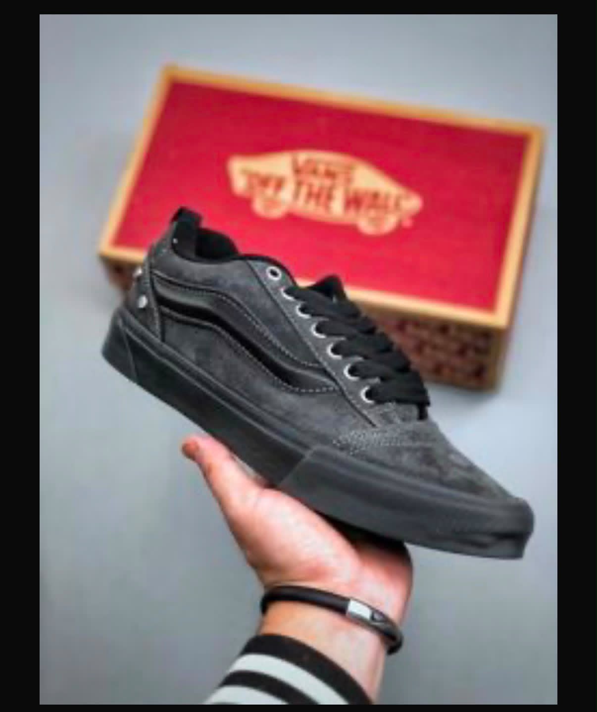 Vans old skool knu charcoal black