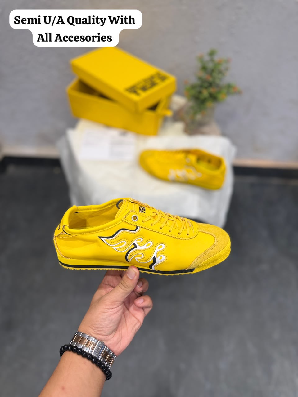 Onitsuka tiger sd fire yellow