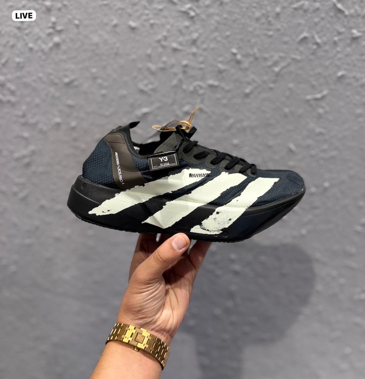 Adidas adios pro 4 y3 black white