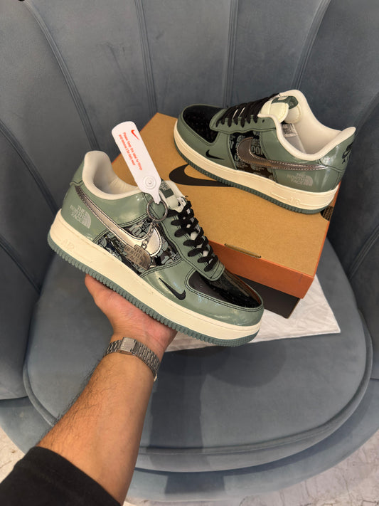 Nike airforce x custom north face