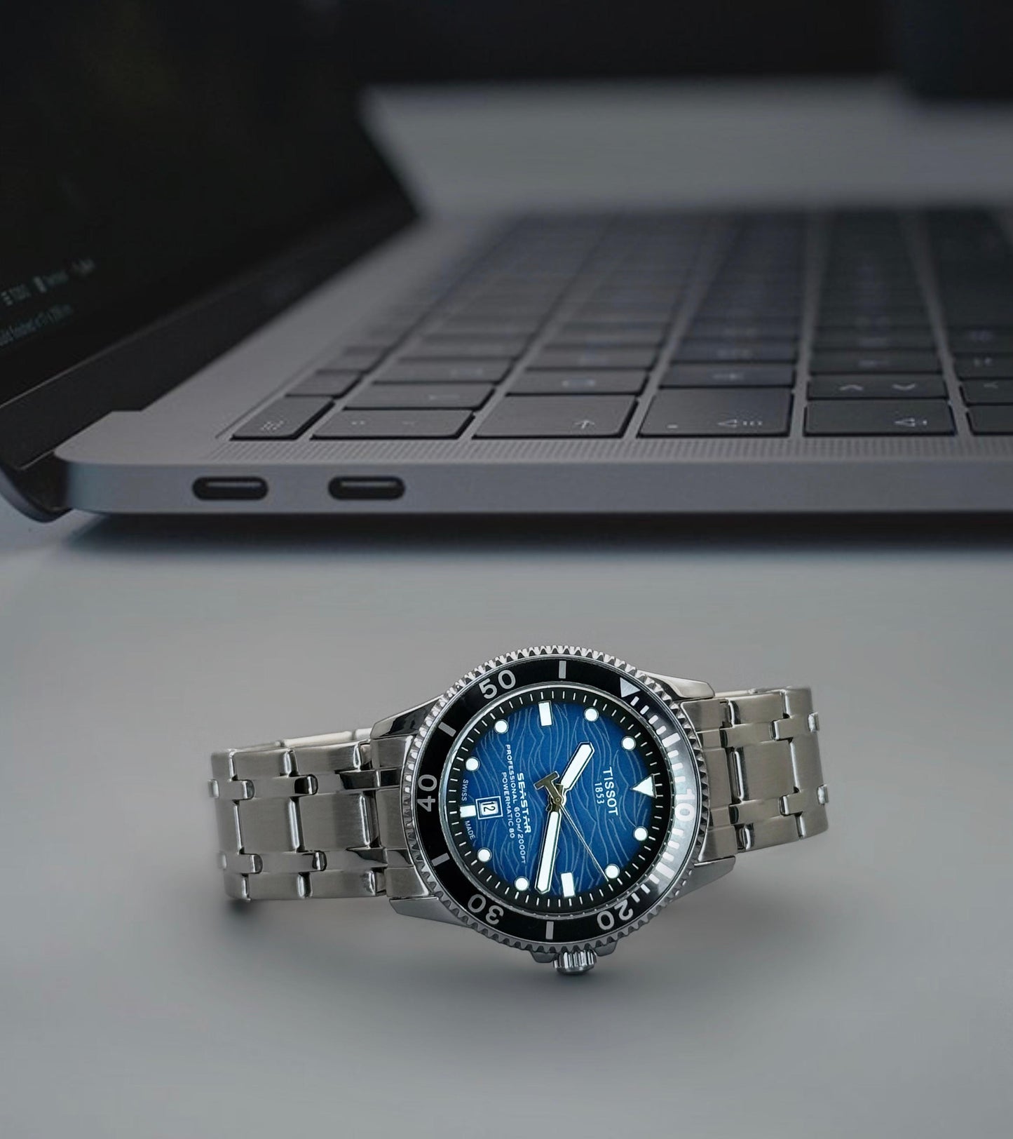 Tissot seastar blue dial