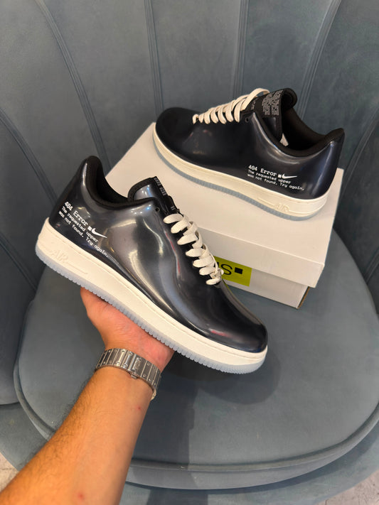 Nike airforce one 404 swoosh error black